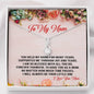 to my mom ALLURING BEAUTY neckplace