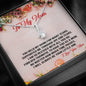 to my mom ALLURING BEAUTY neckplace