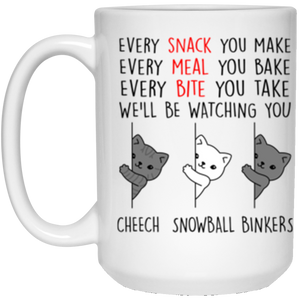 21504 15 oz. White Mug Susan Bang