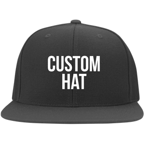 6297F Flat Bill Twill Flexfit Cap custom