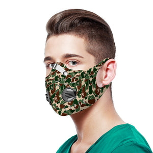 Safety Mask Paw Print