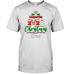 Quarantine Christmas Crew Shirts White