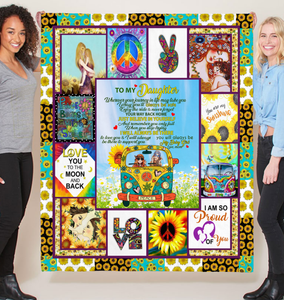 Hippie To My Daughter 50x60